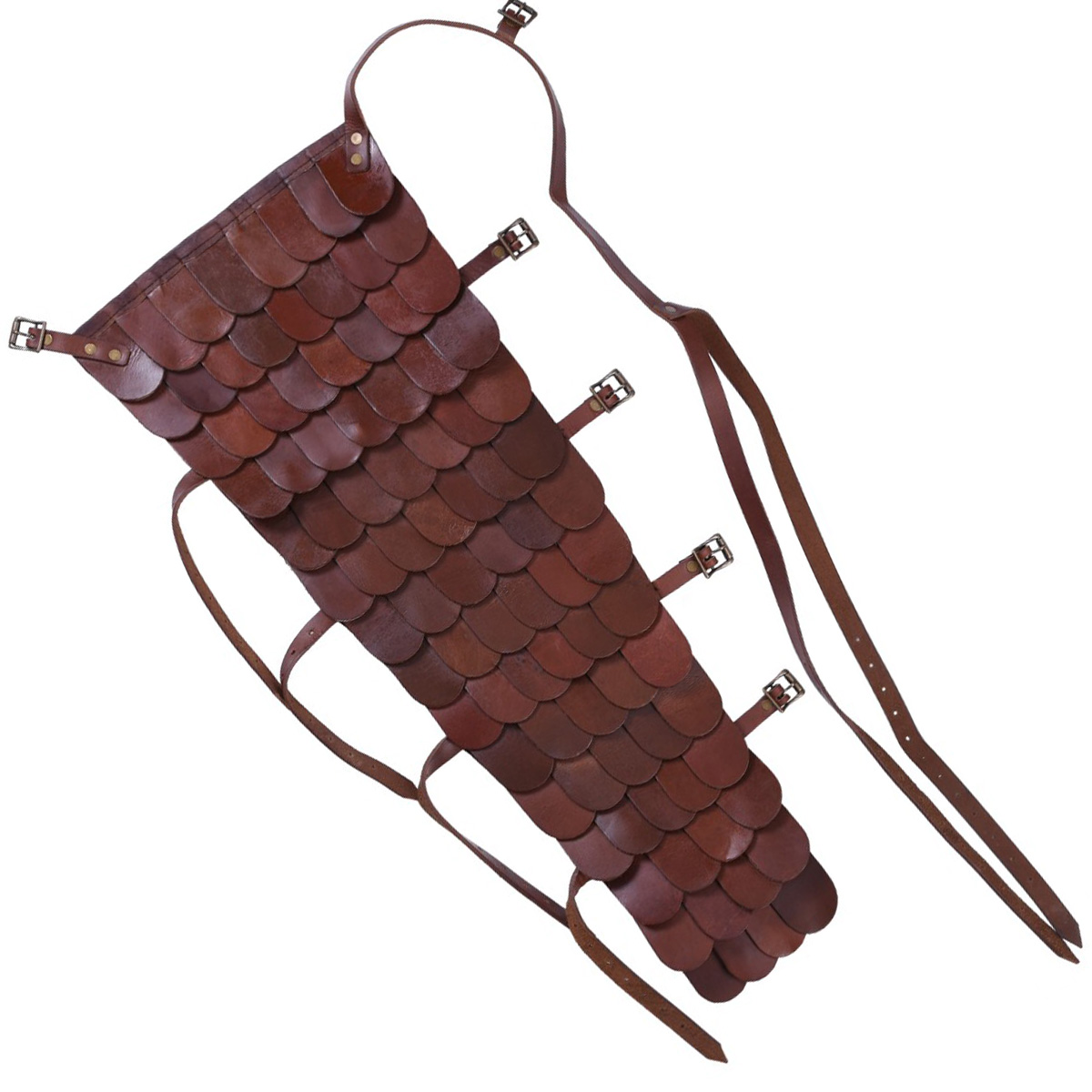 Bild von Gladiatoren-Armschutz Manica aus Lederschuppen