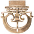 Römische Gürtelschnalle für Cingulum aus Messing, Bild 1