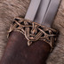 Bild von Mundblech für Wikinger-Schwertscheide im Antik-Finish