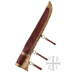 Bild von Wikinger-Saxmesser aus Damaststahl mit Holzgriff