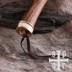 Bild von Wikinger-Saxmesser mit Holz-/Knochengriff