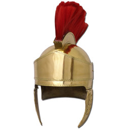 Bild von Attischer Helm mit Helmbusch aus Messing