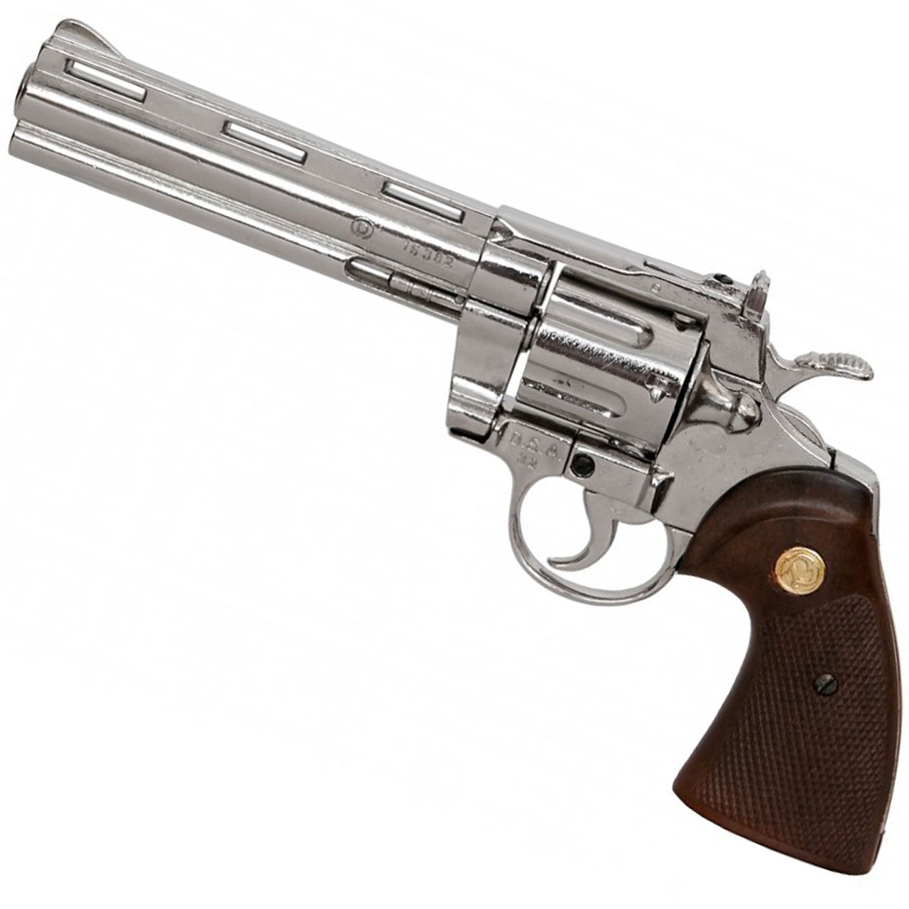 Bild von Python Revolver 6 " USA 1955 vernickelt