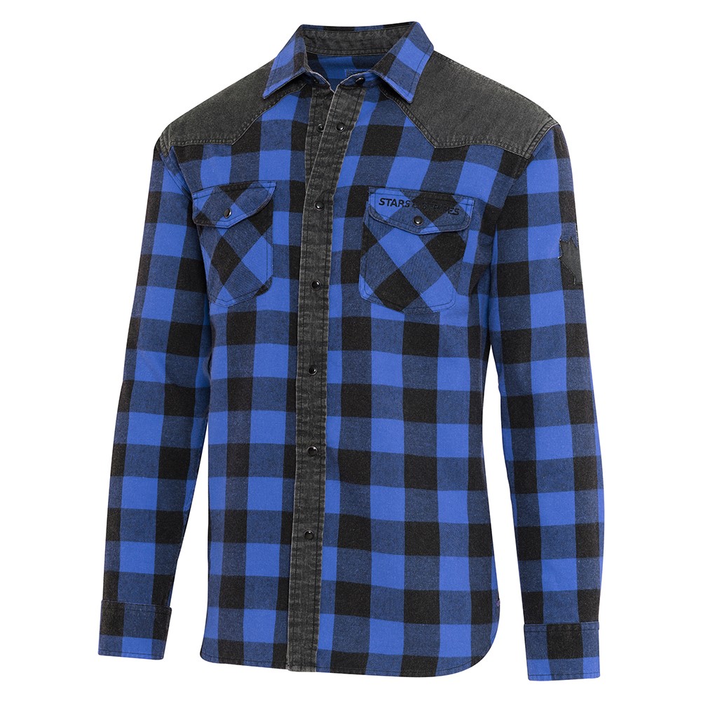 Bild von Westernhemd Lumberjack blue