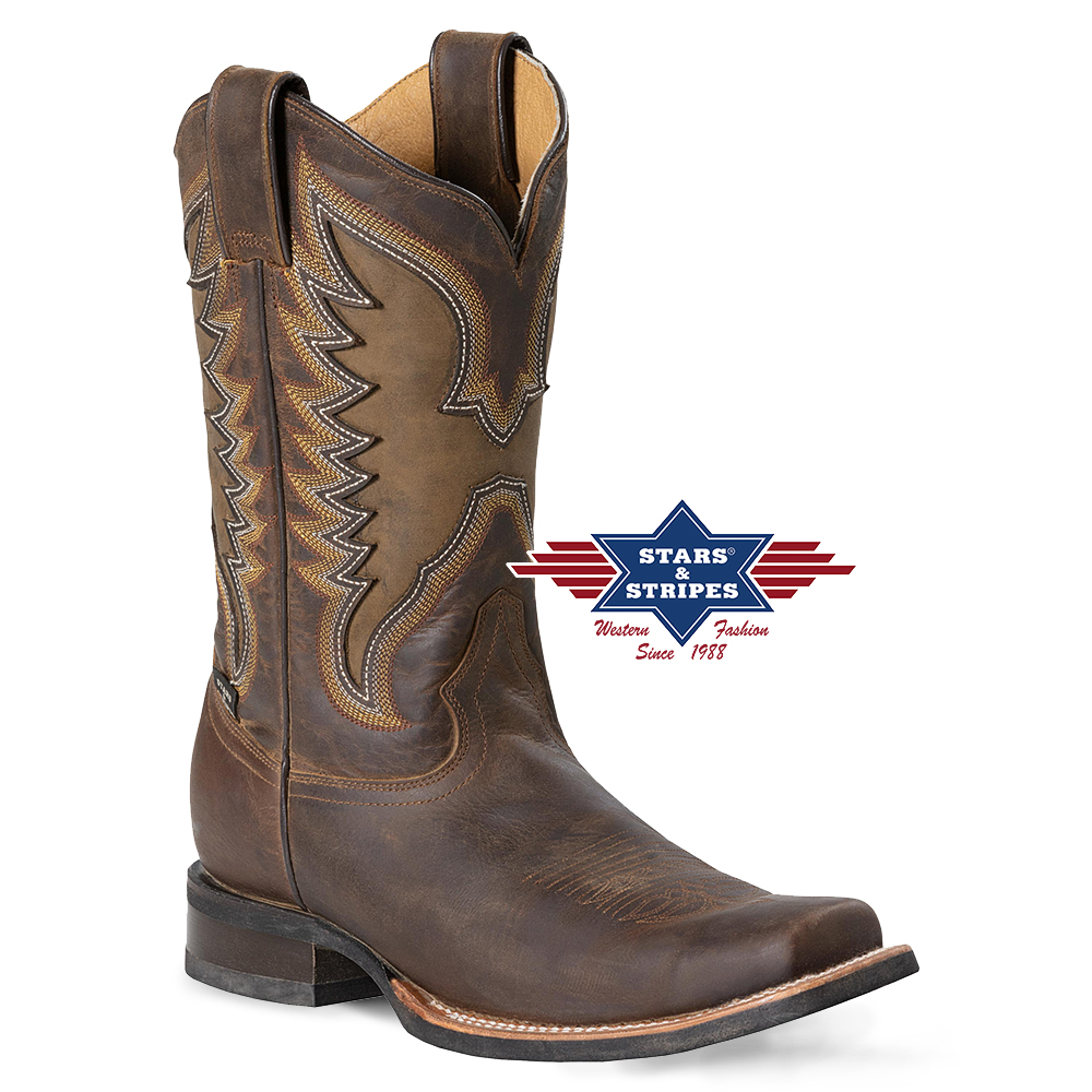 Bild von Westernstiefel WB-53 braun