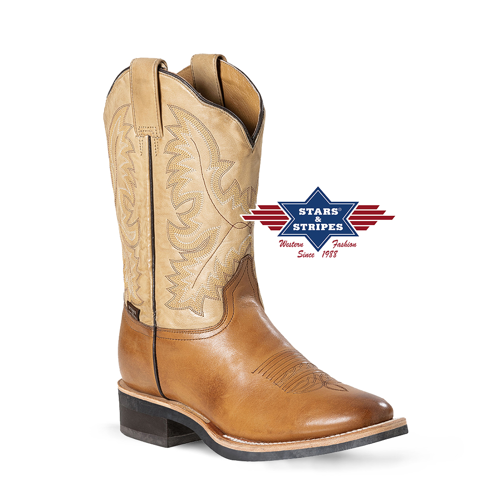 Bild von Westernstiefel WB-62 beige