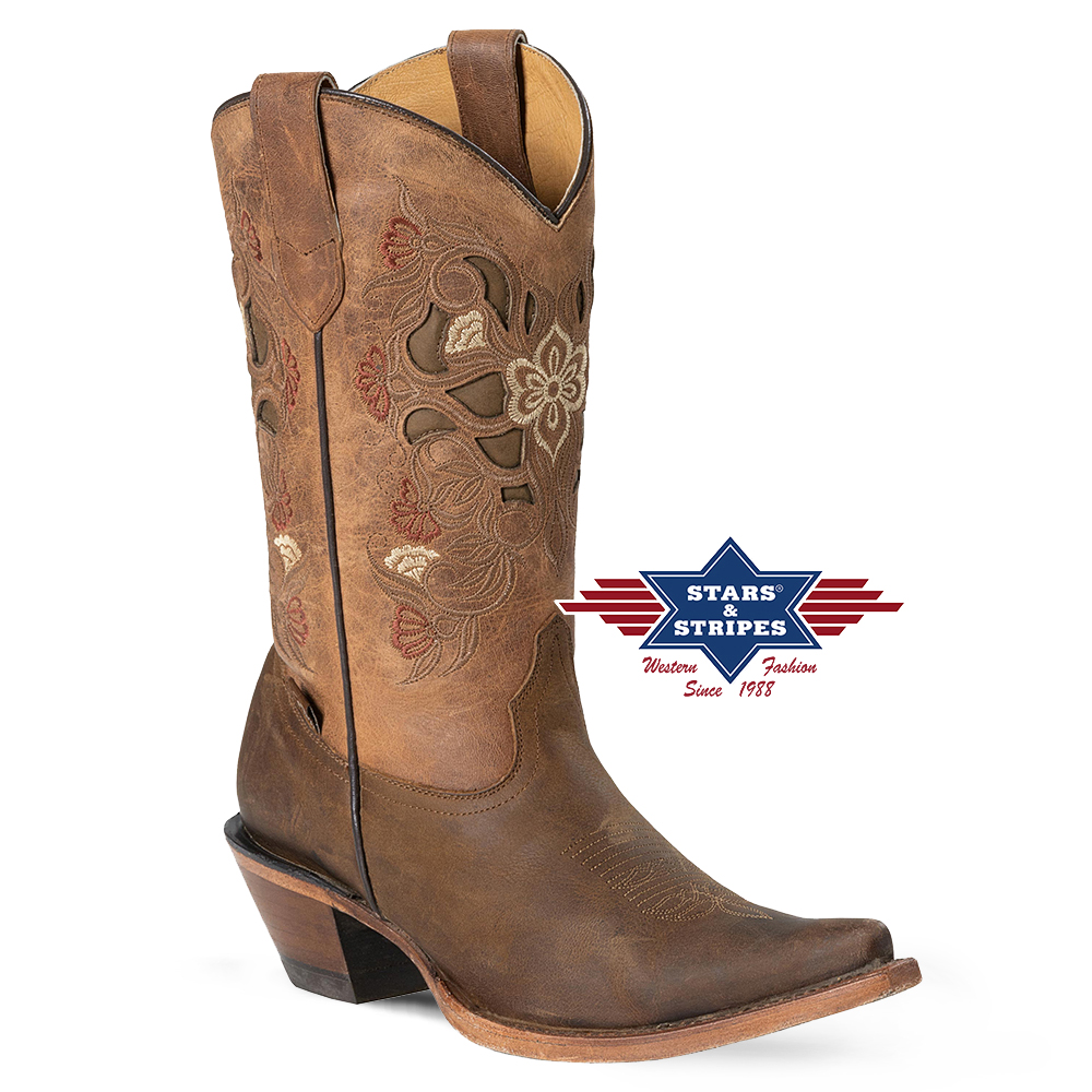 Bild von Damen-Westernboots WBL-69 braun