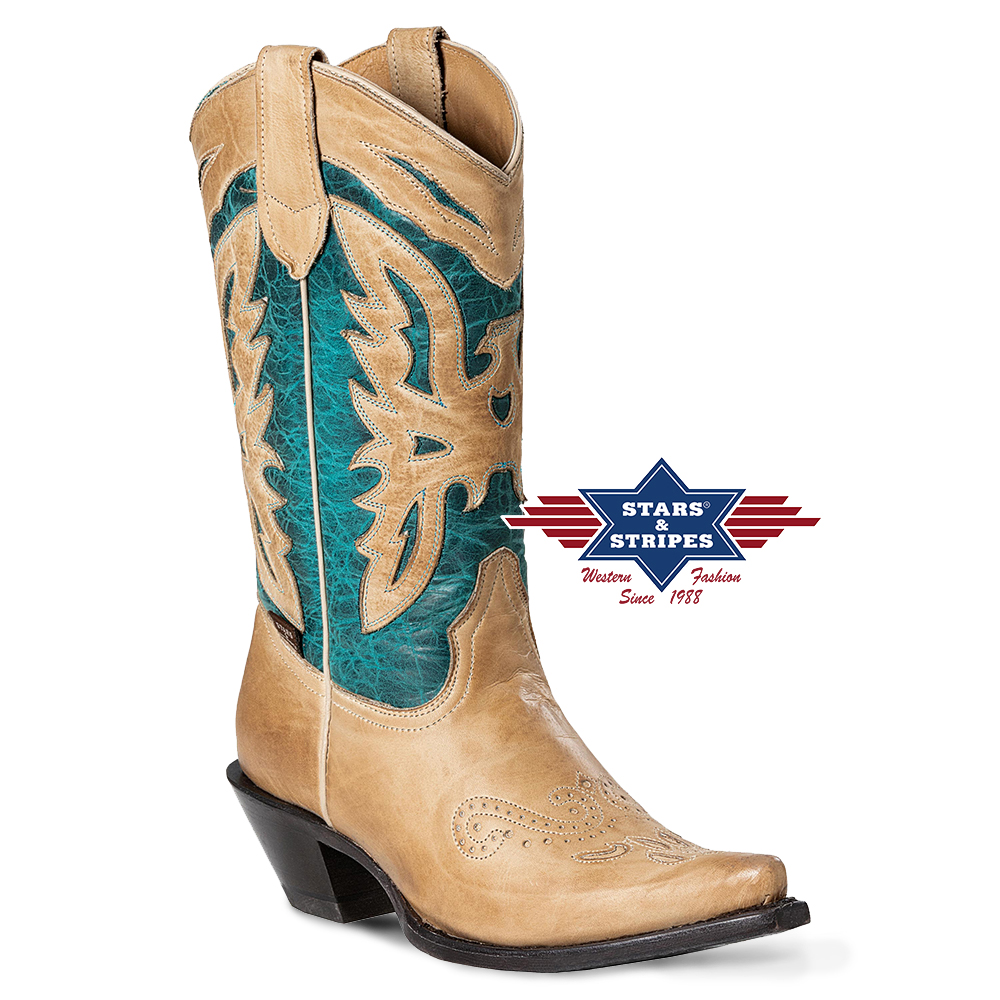 Bild von Damen-Westernboots WBL-71 zweifarbig