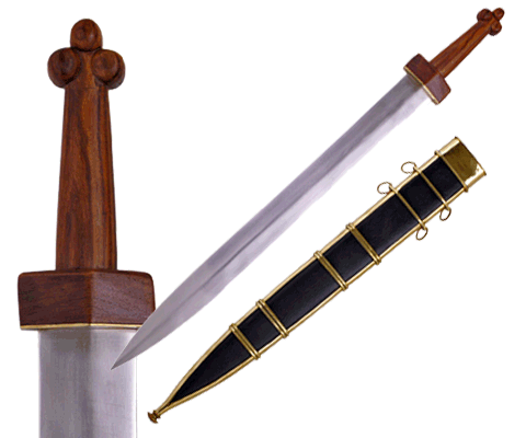 Bild von Republikanisches Gladius Delos mit Scheide