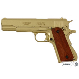 Bild von Colt Government M1911A1 Kal.45 USA goldfarben