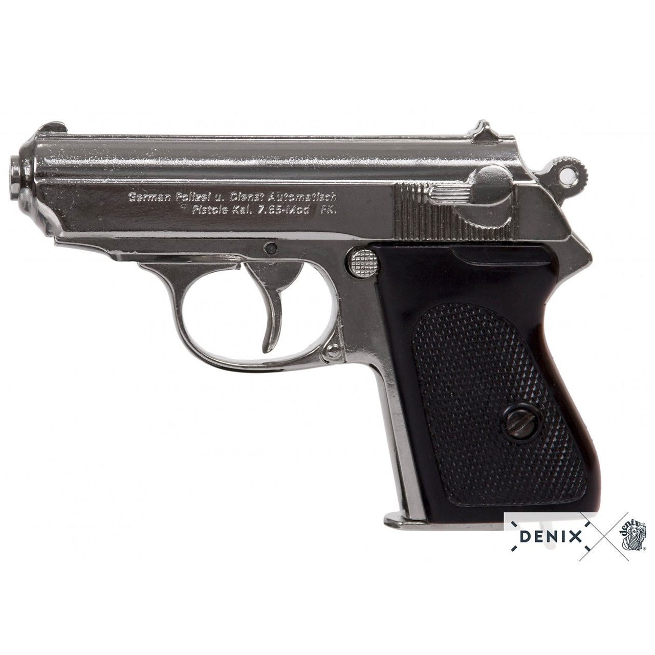 Bild von Deutsche Polizeipistole Walther PPK 1931 vernickelt