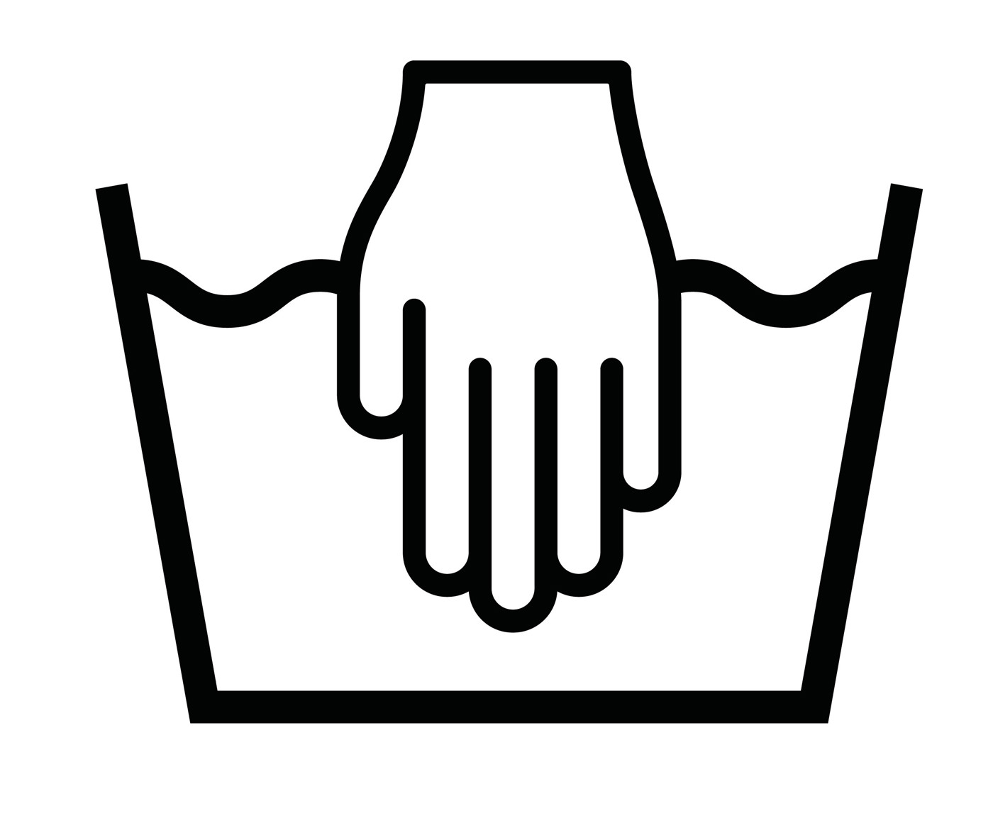 Pflegehinweis Handwäsche