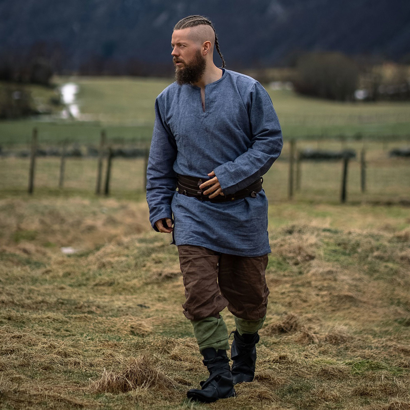 Bild von Wikingertunika Torsten blaugrau