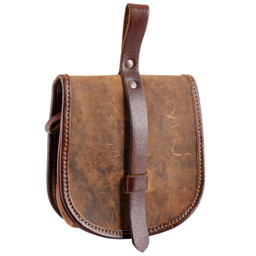 Zeige Details für Tasche Sindri aus Fettleder braun  Bild von Tasche Sindri aus Fettleder braun