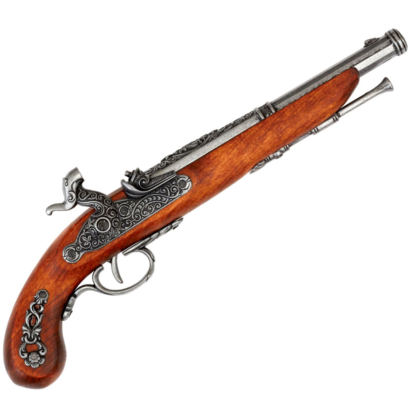 Bild von Perkussionspistole Frankreich 1872 – Denix Dekowaffe mit Holzgriff