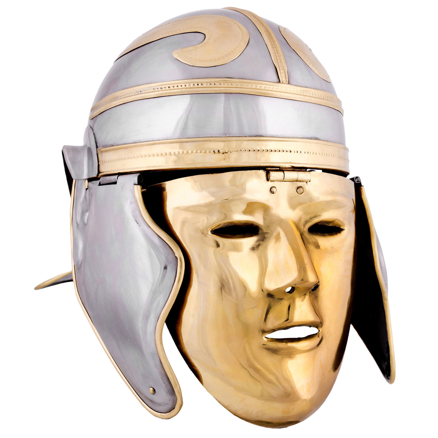 Bild von Kaiserlich-Gallischer Gesichtshelm mit Maske – Römischer Helm Replik