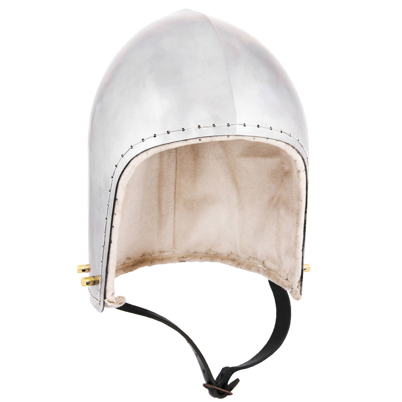Bild von Beckenhaube „Daniel“ – Schaukampftauglicher Helm aus 2 mm Stahl, 14. Jhdt.