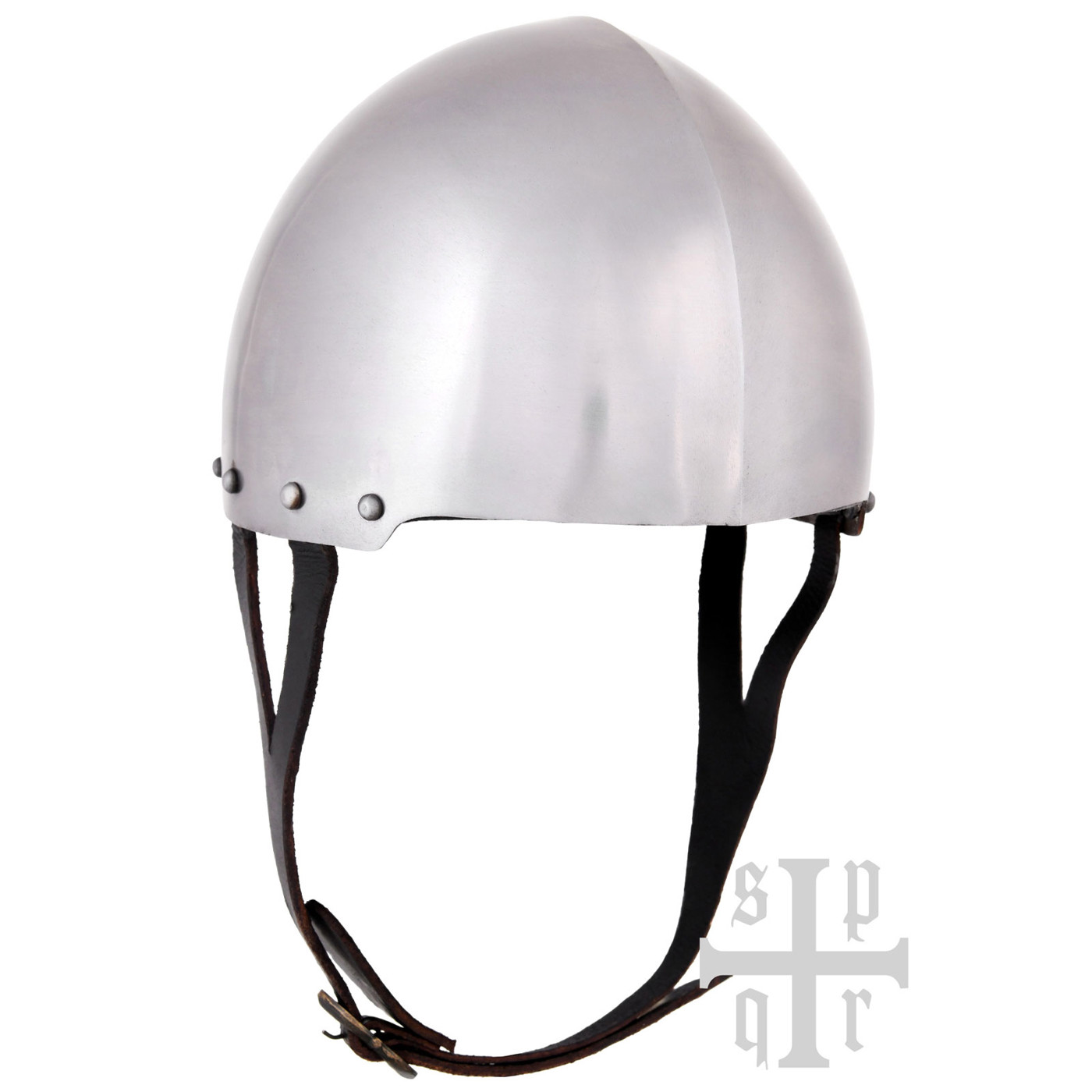 Bild von Mittelalterliche Hirnhaube aus 2 mm Stahl – Schaukampftauglicher Helm des 13. Jahrhunderts