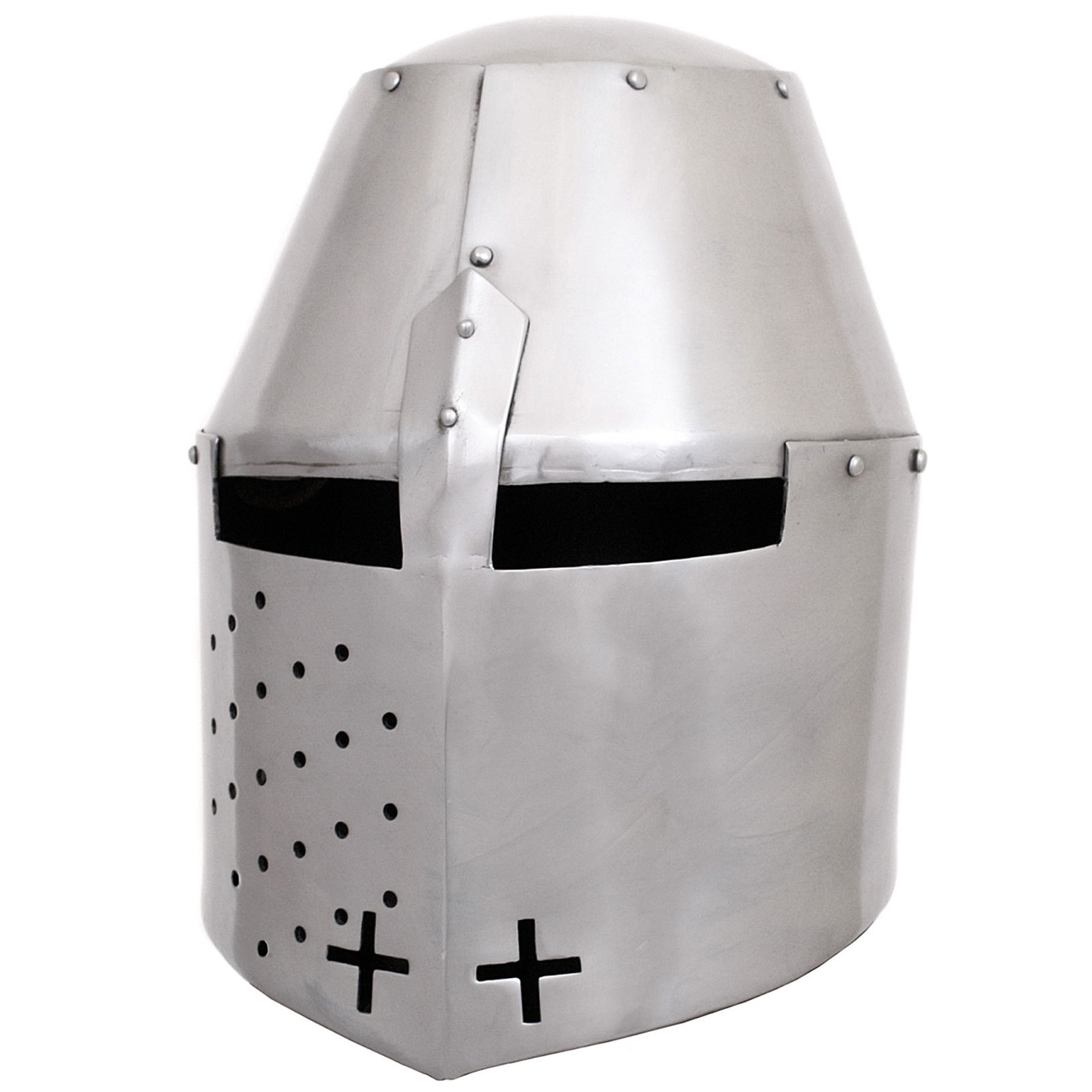 Bild von Großer Helm Pembridge – Replik von ca. 1370 aus 1,2 mm Stahl