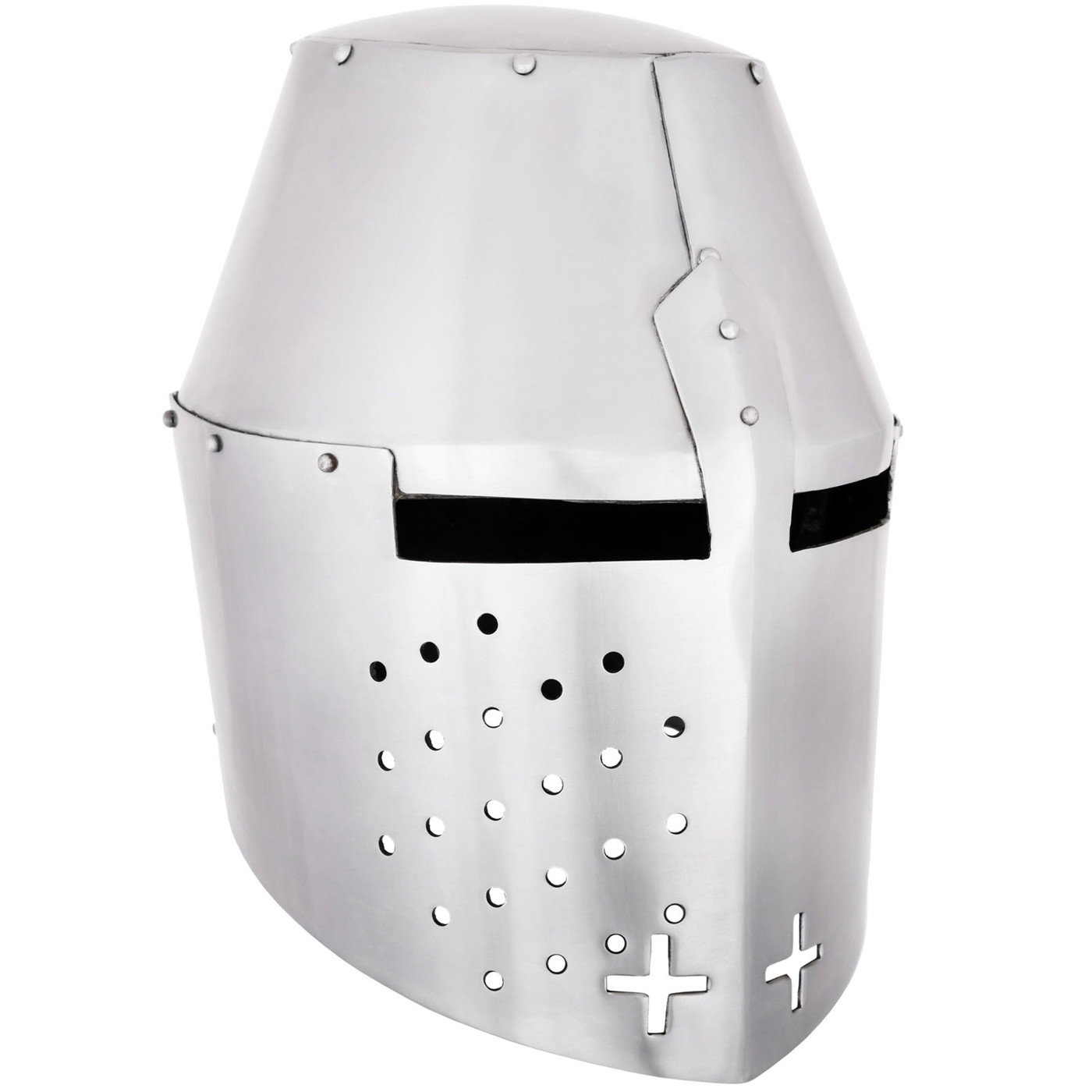 Bild von Großer Helm „Pembridge“, ca. 1370 – 2 mm Stahl, schaukampftauglich