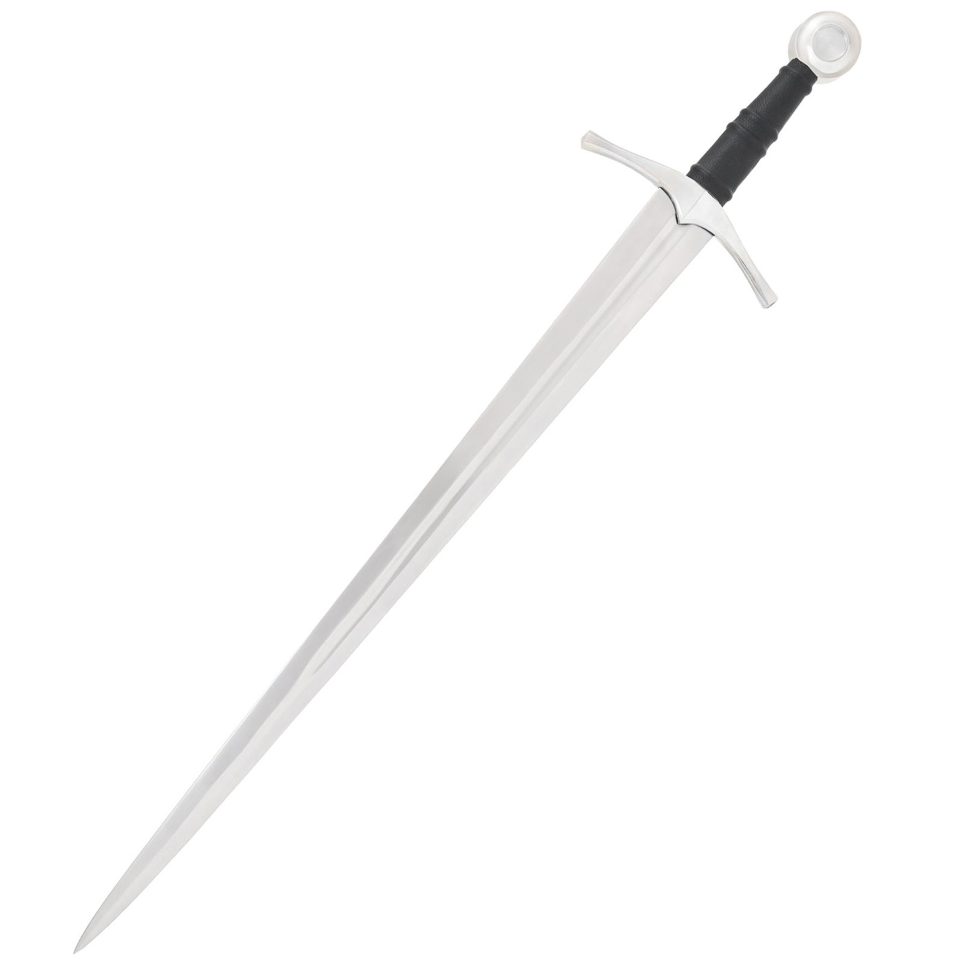 Bild von Mittelalterliches Einhandschwert – Dekoschwert aus Kohlenstoffstahl mit Ledergriff, ca. 90 cm