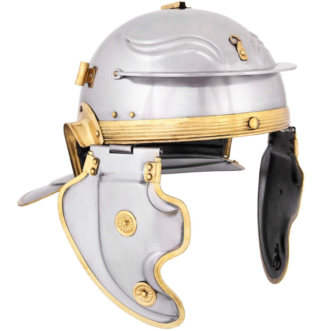 Bild von Römerhelm Imperial Gallic F – Replik nach Fund aus Besançon, Stahl mit Messing
