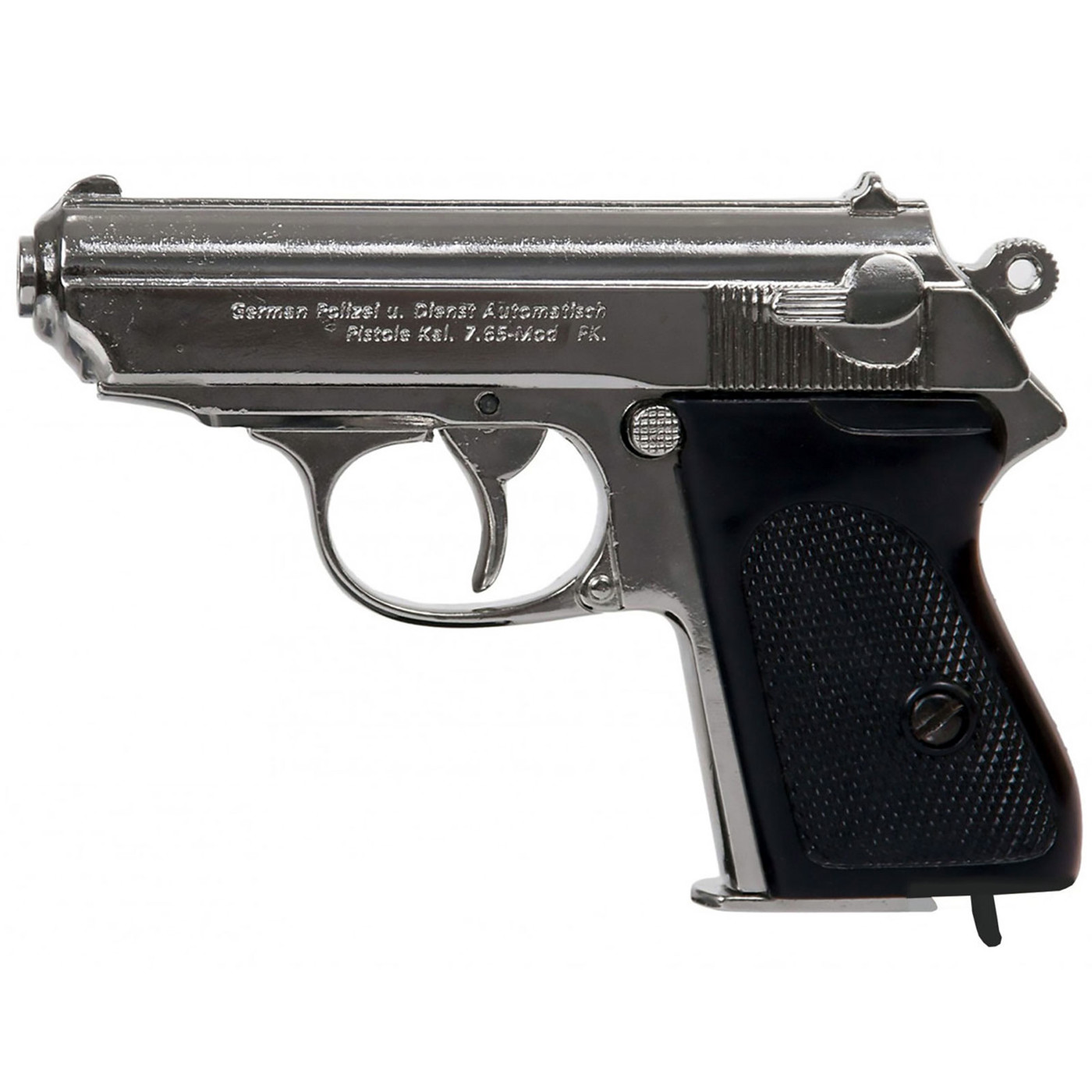 Bild von Deutsche Polizeipistole Walther PPK 1931 vernickelt