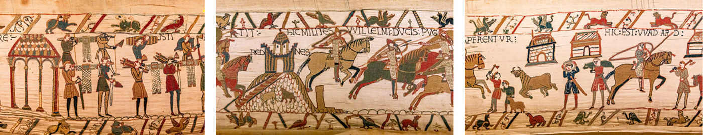 Bayeaux-Teppich Schlacht um Hastings