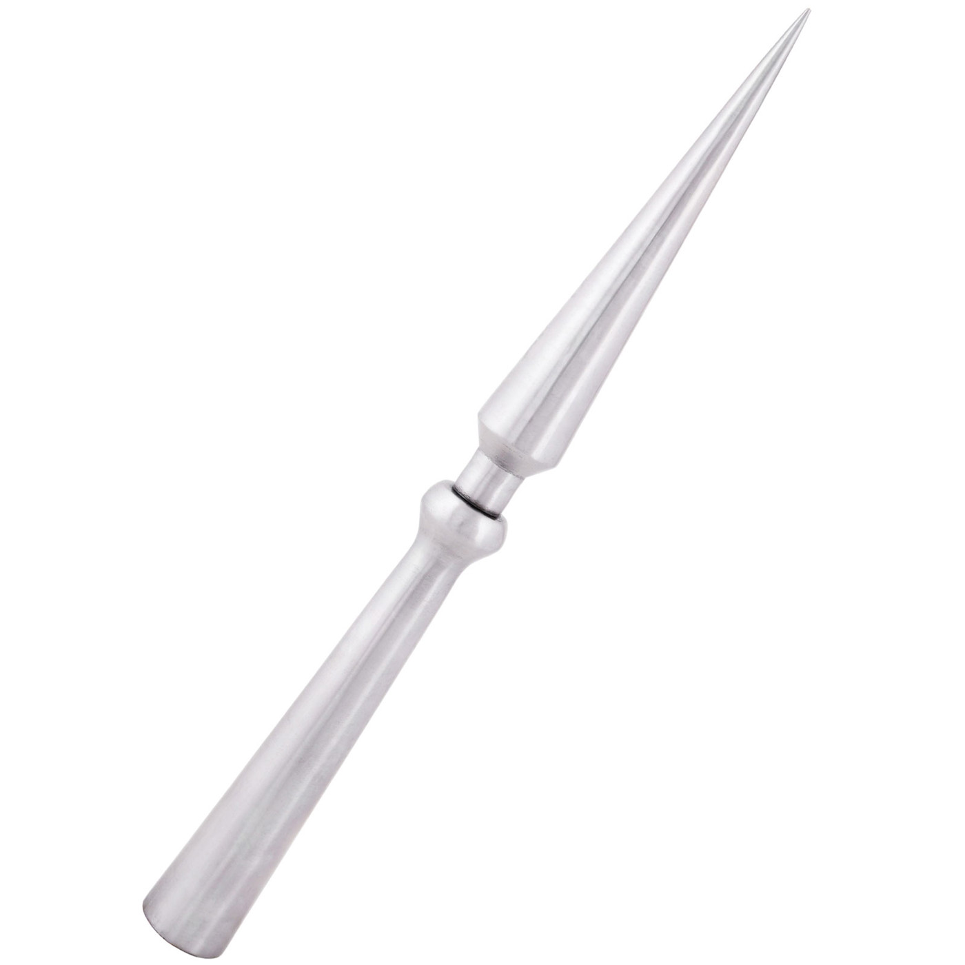 Handgeschmiedete Mittelalter-Speerspitze „Kettenbrecher“ aus massivem Carbonstahl – polierte Replik für Deko & Reenactment