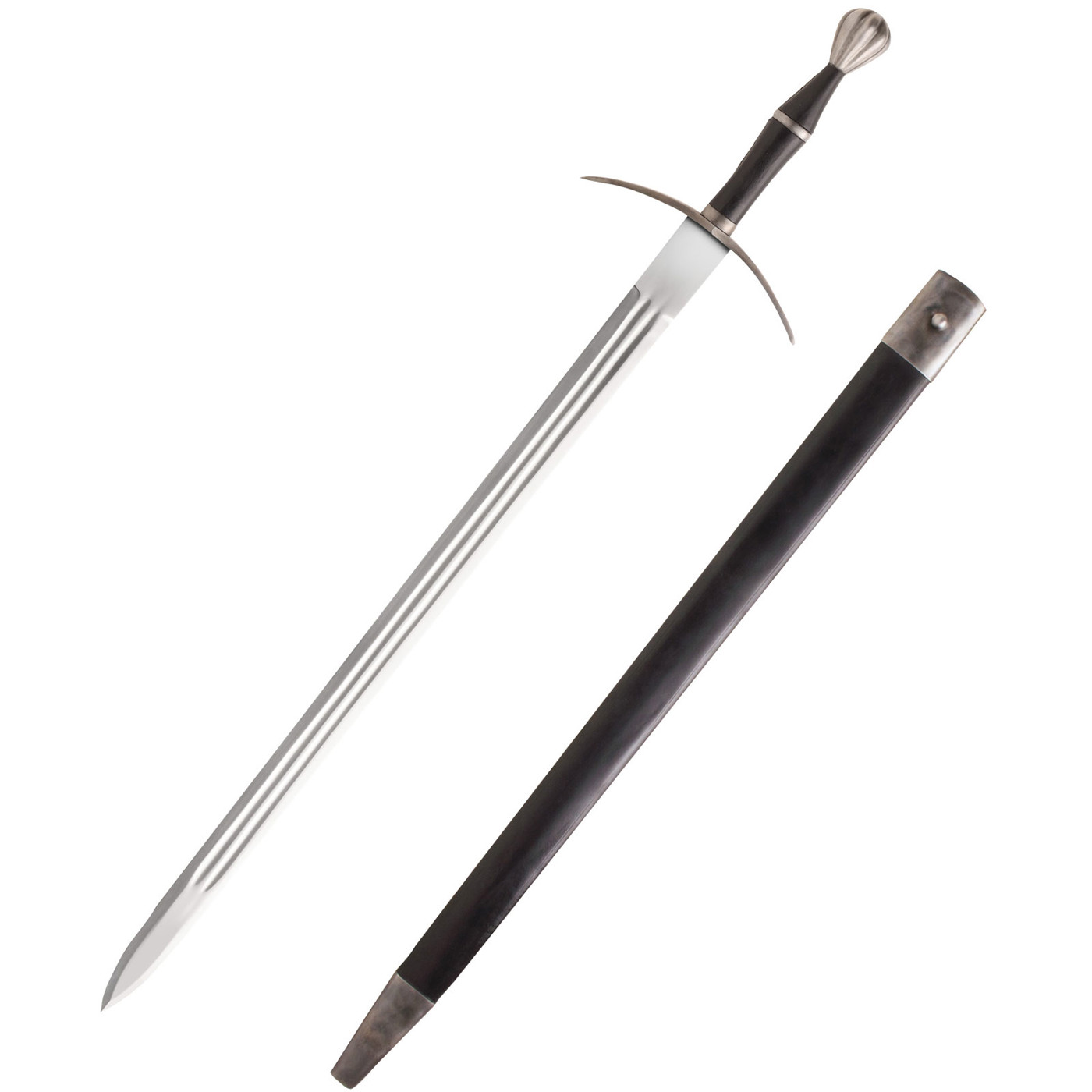 Historisches Bastardschwert Anderthalbhänder aus 1065 Carbonstahl von Windlass Steelcrafts