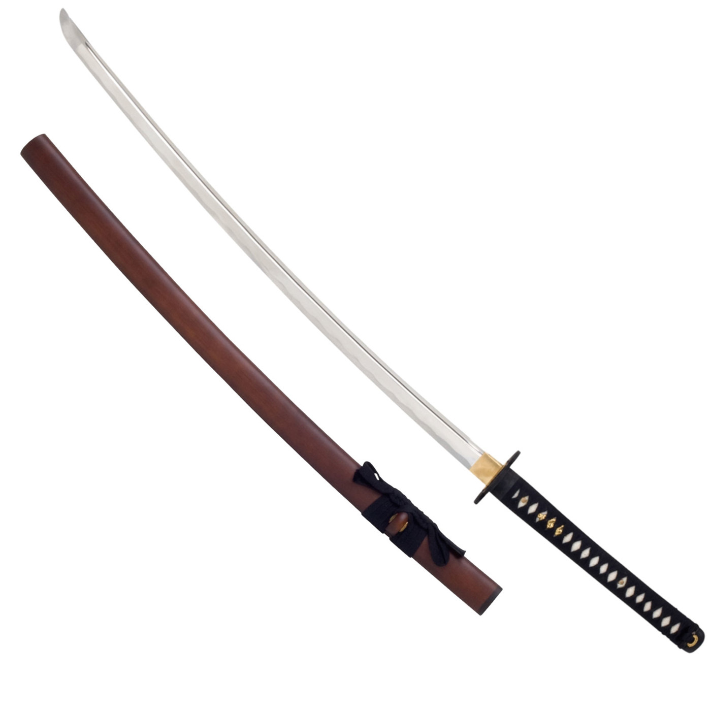 John Lee Red Wood Iaito Katana als 2.-Wahl-Einzelstück mit beschädigter Saya