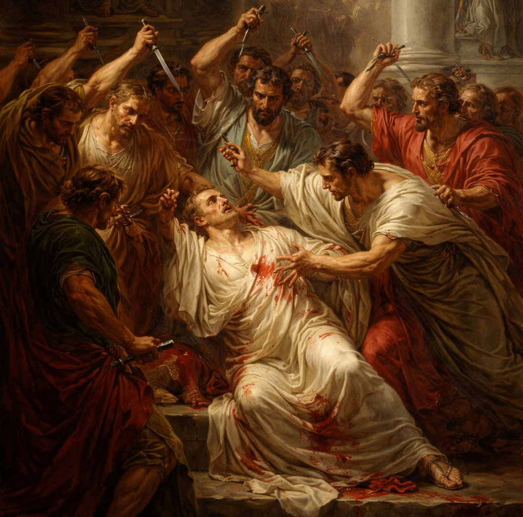 Ermordung von Julius Caesar im Senat