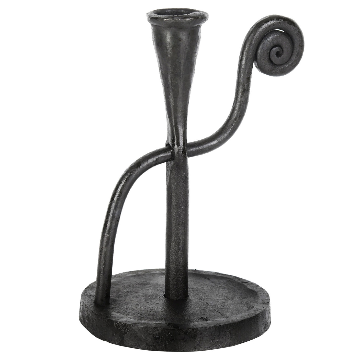 Kerzenständer aus Schmiedeeisen, handgefertigt, rustikal, mittelalterlich