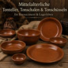 Mittelalterliche Tonteller, Tonschalen & Tonschüsseln