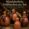 Authentische mittelalterliche Feldflaschen aus Ton ✓ Handgefertigt in Deutschland 