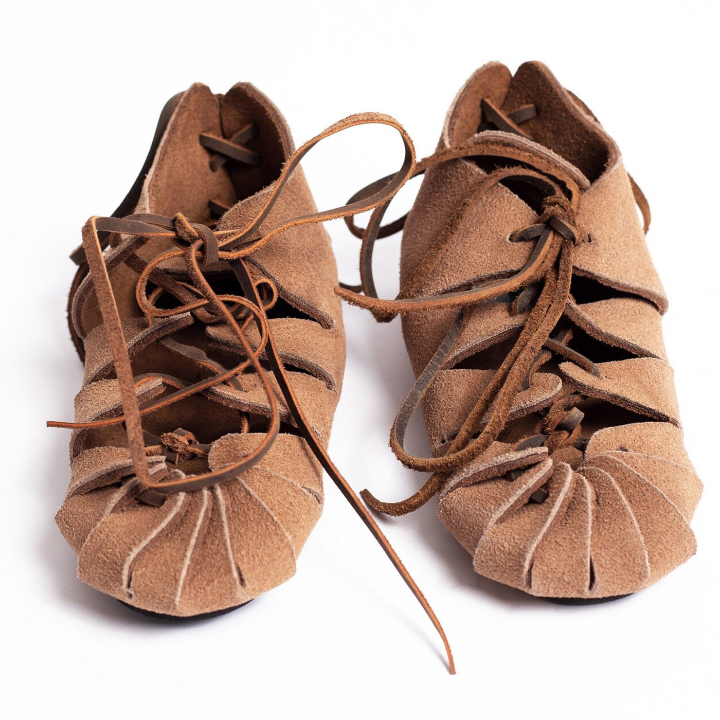 Kinder-Bundschuh aus Veloursleder