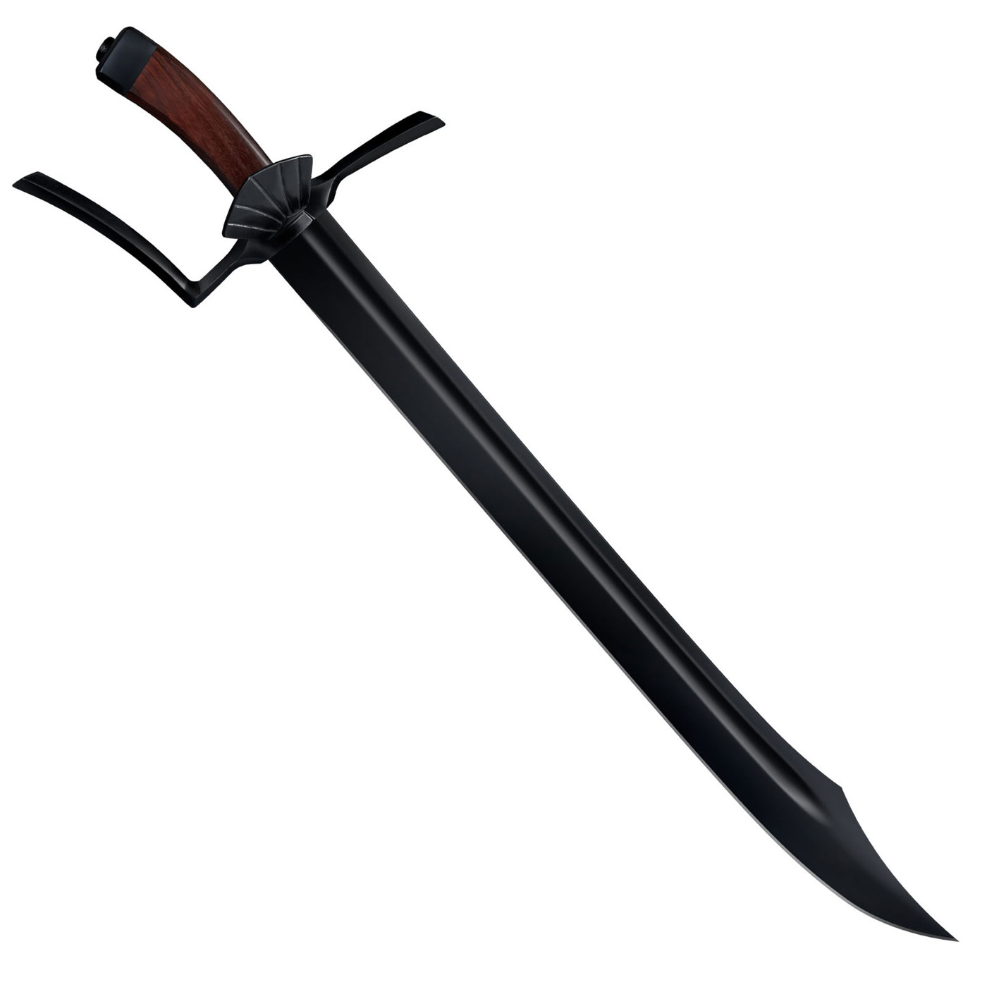 Mittelalterliche Blankwaffe Langes Messer aus Karbonstahl für Living History, LARP-Dekoration und Sammler