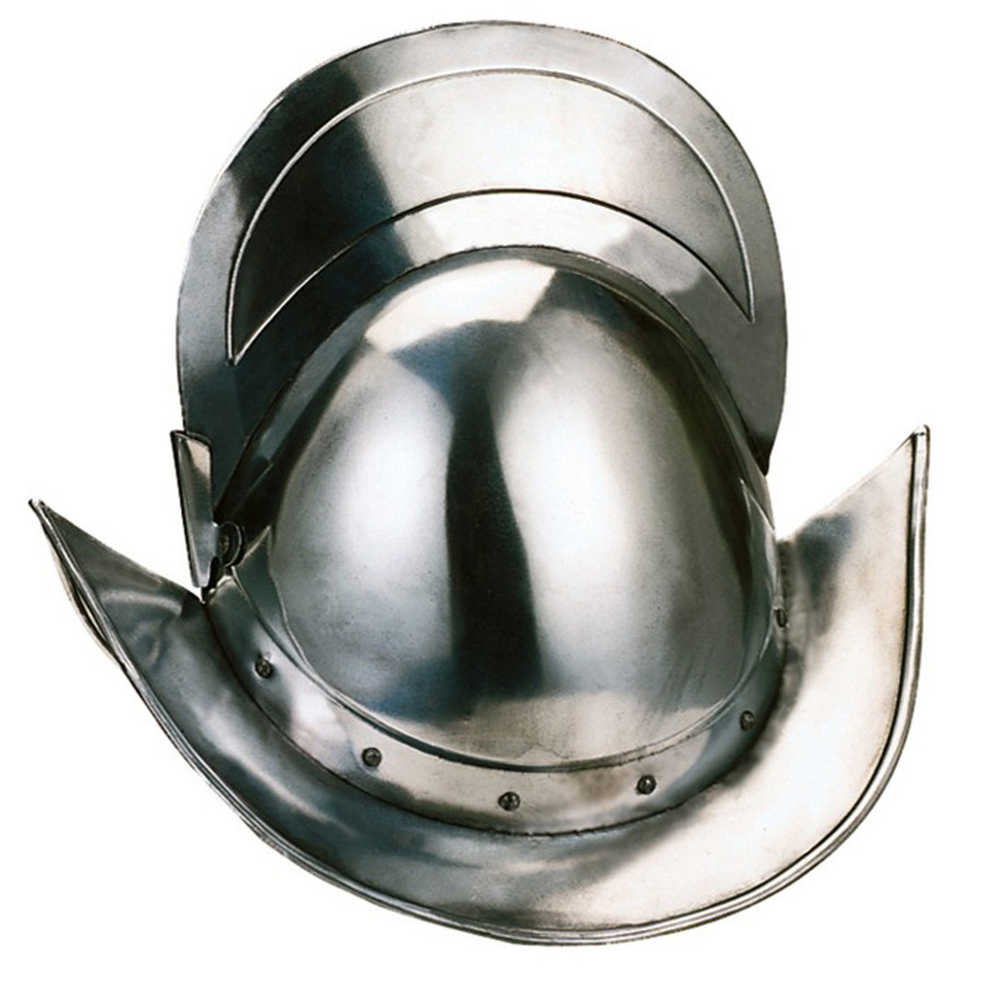 Spanischer Morion Helm aus Edelstahl im Renaissance-Stil für Reenactment und Sammlung