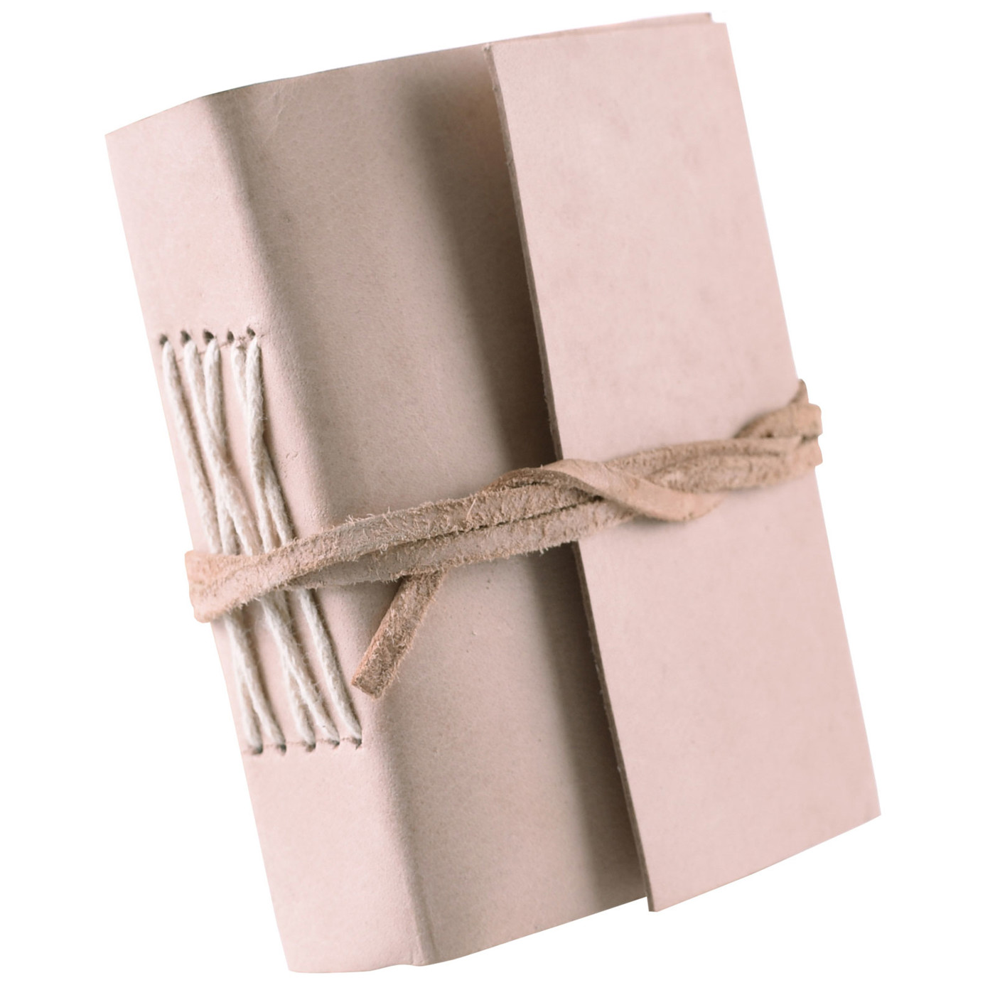 Historisch inspiriertes Leder-Notizbuch mit Lederband für Mittelaltermarkt und Lagerleben