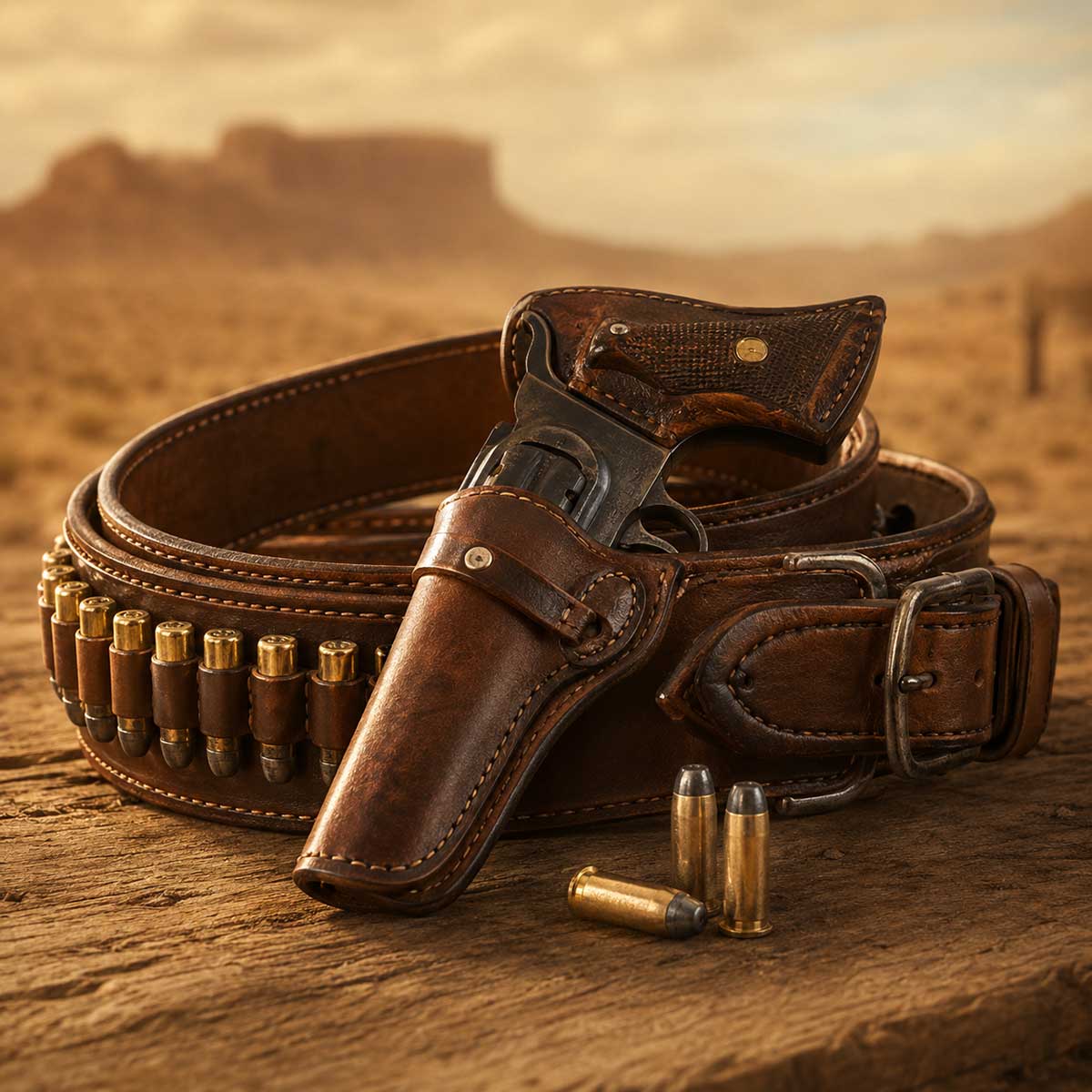 Westernholster + Patronen