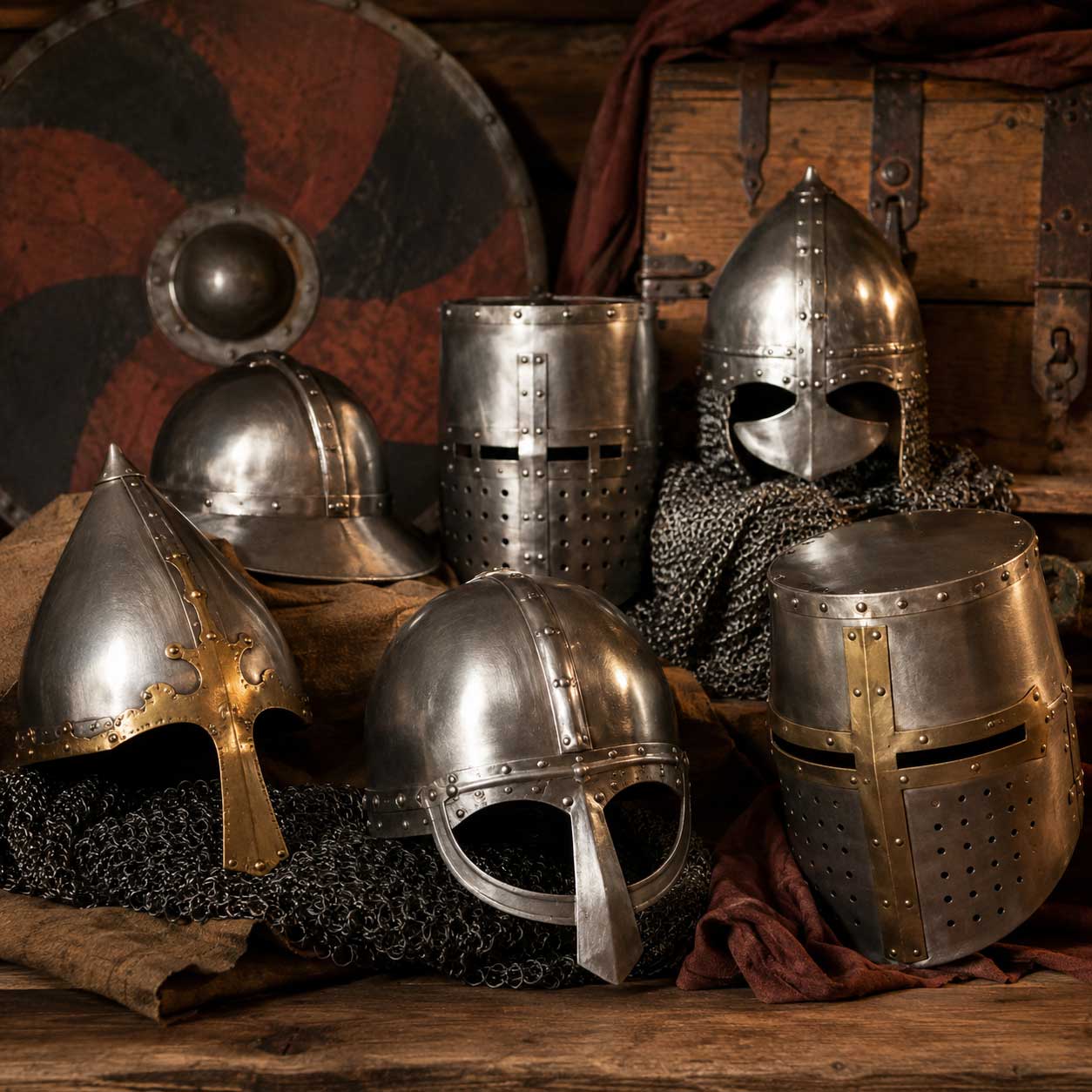 Mittelalterhelme