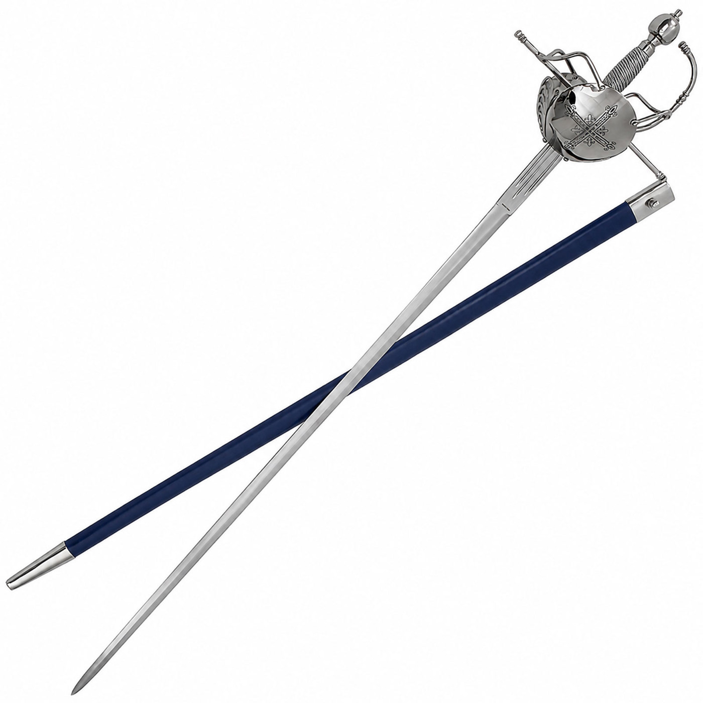 Musketierdegen mit Scheide – Renaissance-Rapier um 1590