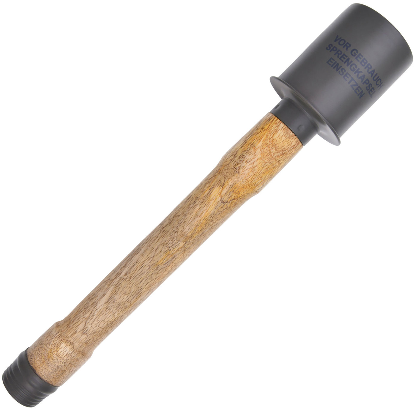 Deutsche Stielhandgranate 24 Replik, 36 cm, freigestellte Produktansicht