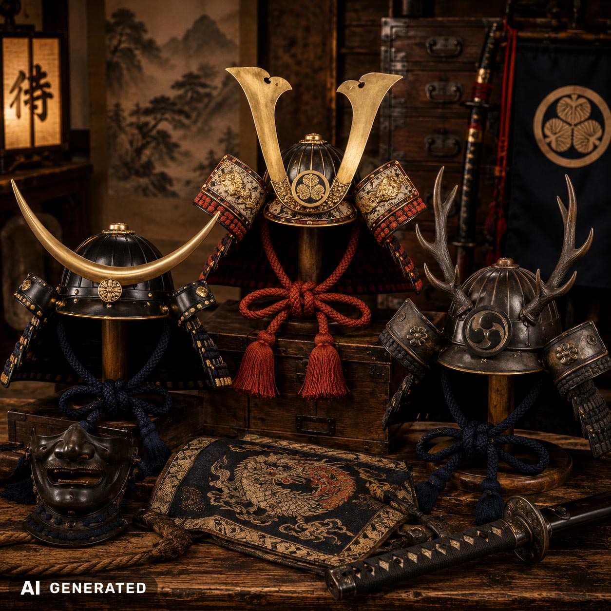 Samuraihelme & Kabuto