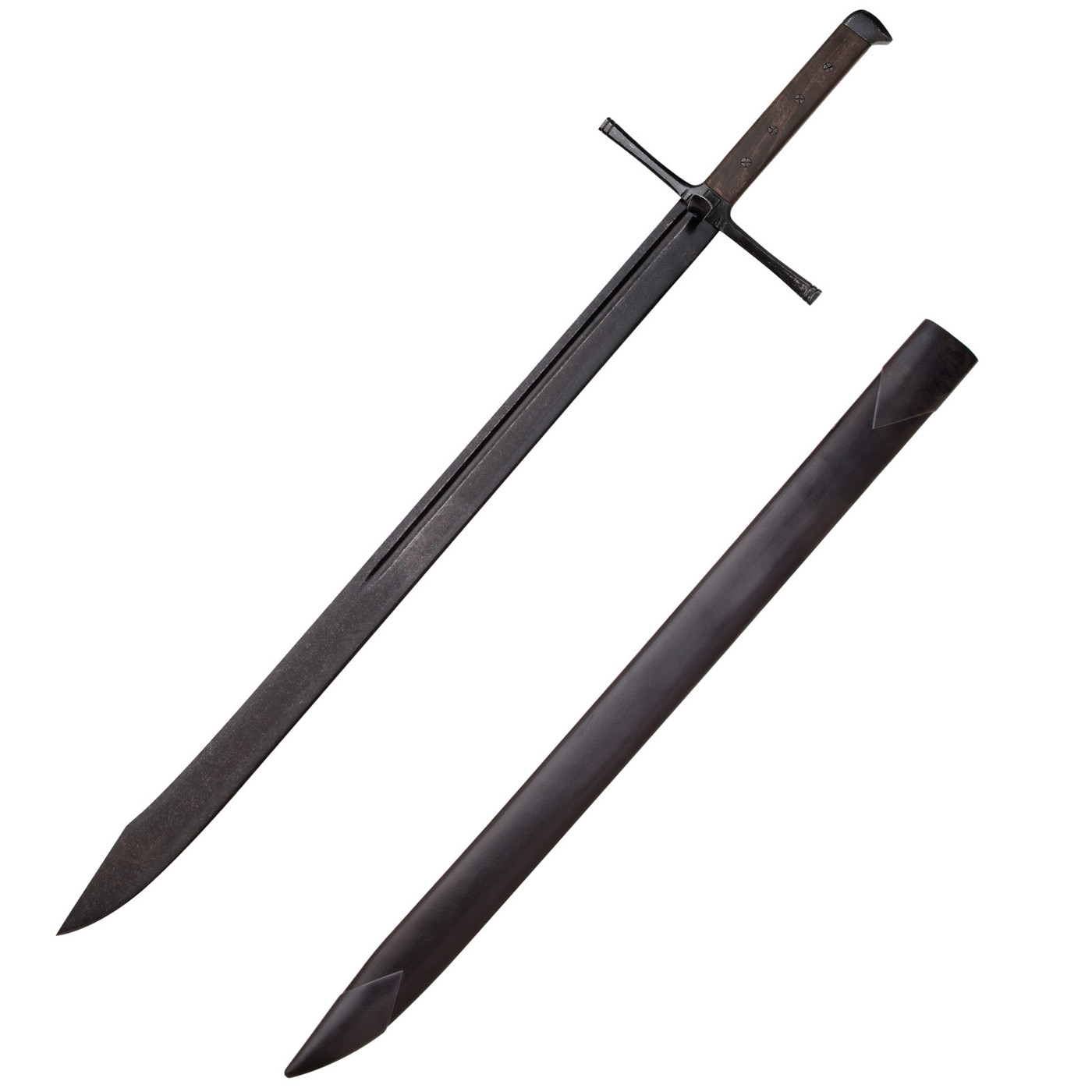 Battlecry Großes Messer von Windlass mit langer schwarzer Lederscheide