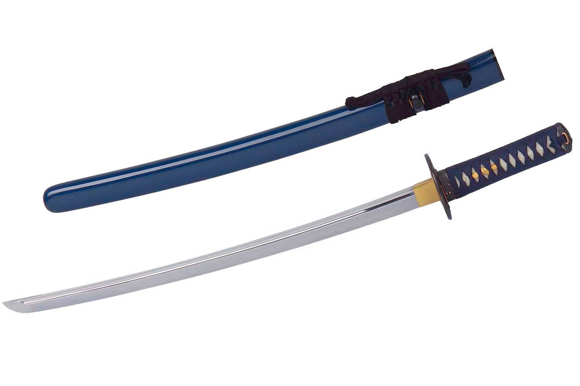 Bild von Handgeschmiedetes Wakizashi Goldamsel SH1019