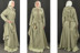 Bild von Damenkleid Adele um 1475