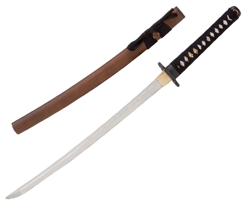 Bild von Wakizashi Red Wood Iaito John Lee