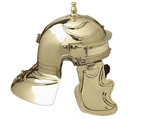 Bild von Römerhelm Imperial Gallic I Aquincum Messing