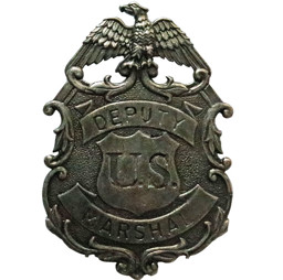 Bild von Abzeichen  U.S. Deputy Marshal  mit Adler grau